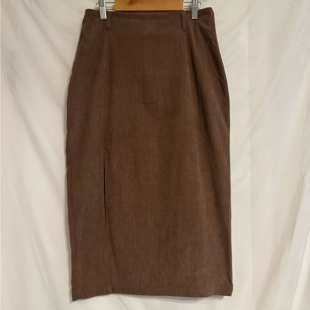 HALARA Chocolate Pencil Skirt